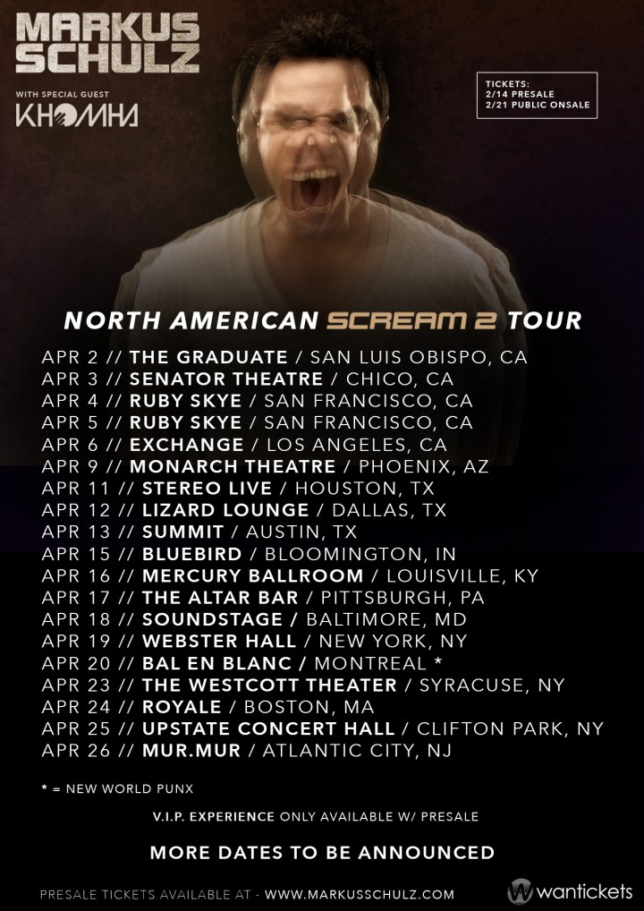 SCREAM 2 Bus Tour Flyer